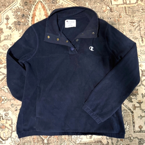 Champion Fleece Pullover Sweater - Picture 1 of 2